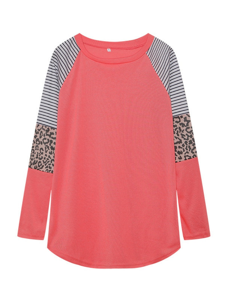 Colorblock Long Sleeve Top