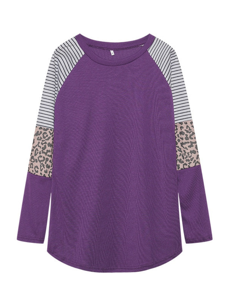 Colorblock Long Sleeve Top