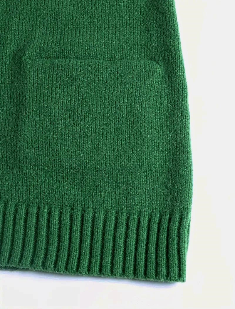 Sleeveless Knit Tunic with Front Pockets