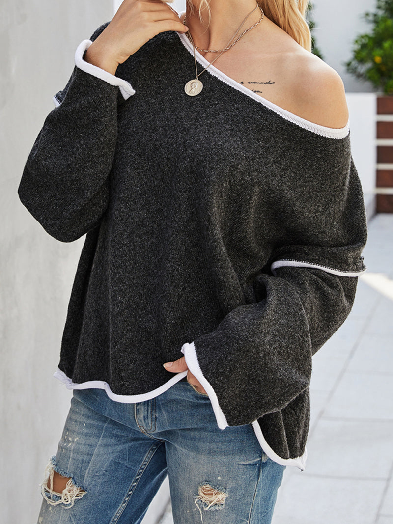 Fringe Crew Neck Sweater