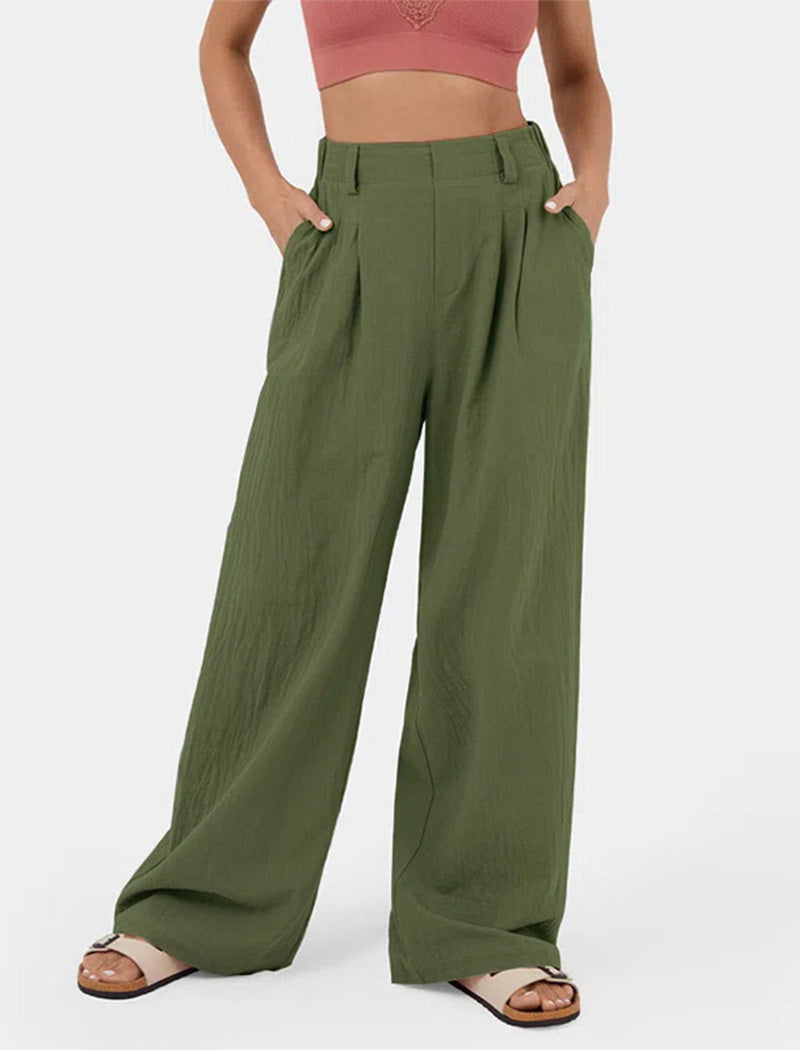 High-Rise Wide-Leg Pants