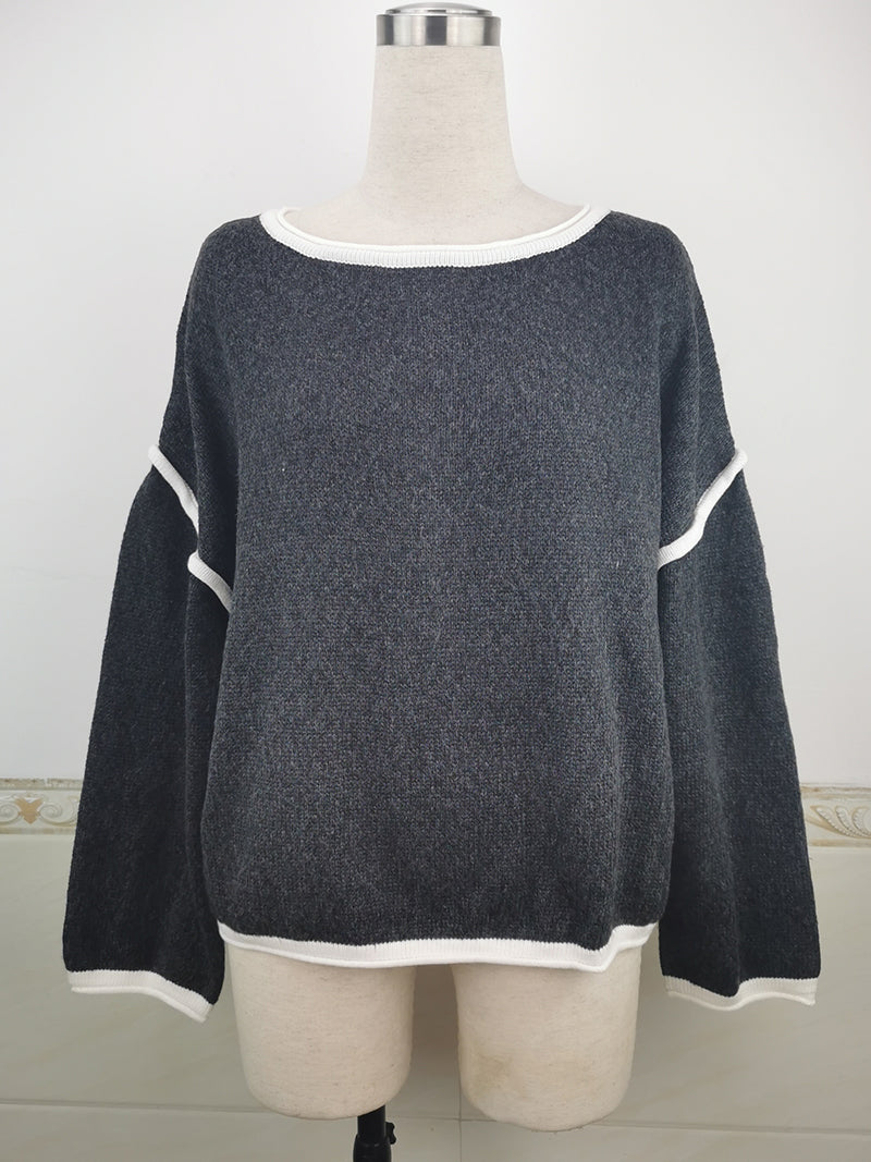 Fringe Crew Neck Sweater