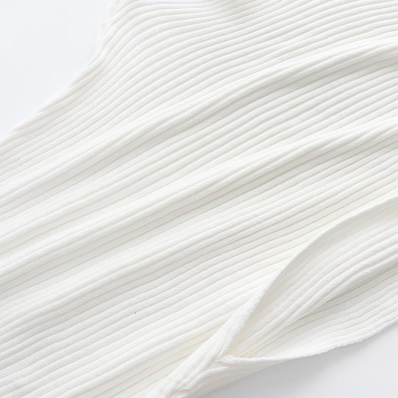 Solid Color Knit Sweater Loose Fit