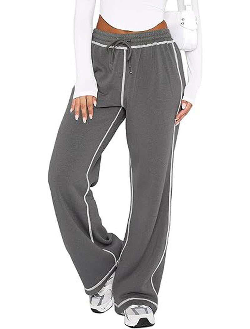Drawstring Wide-Leg Pants