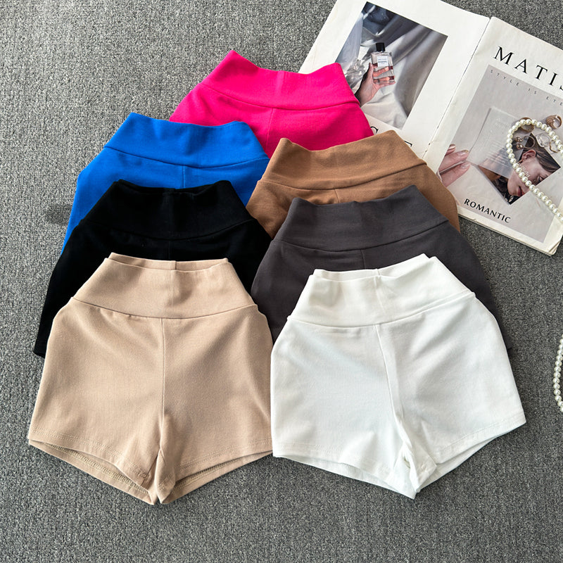 High-Rise Stretch Shorts