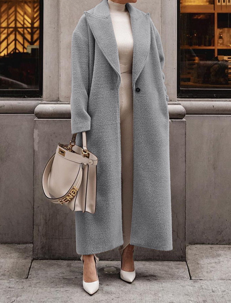 Longline Oversized Teddy Coat