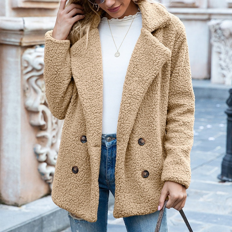 Collared Button-Up Coat