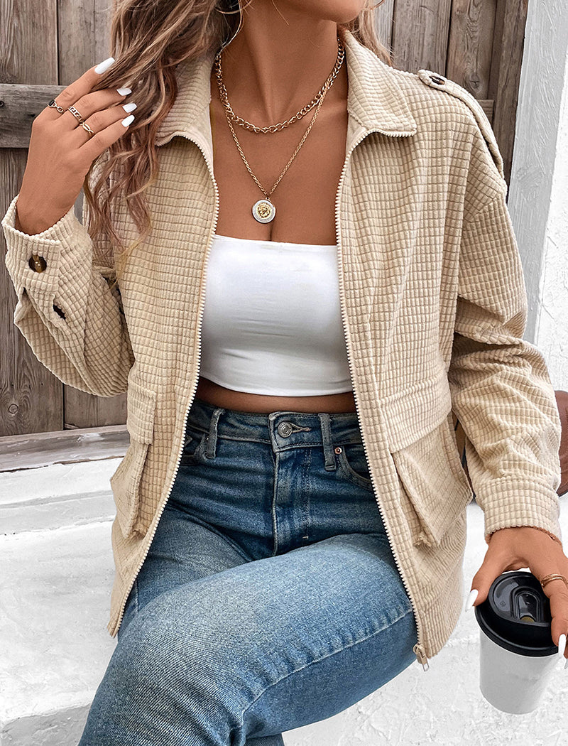 Casual Textured Jacket