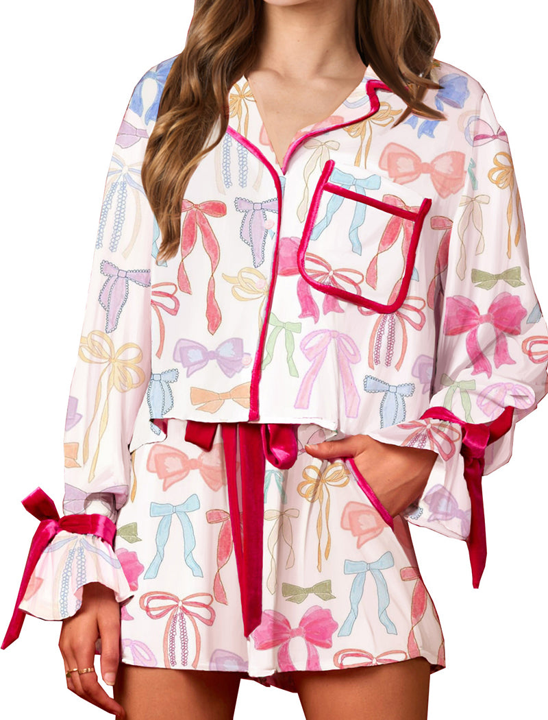 Printed Pajama Set