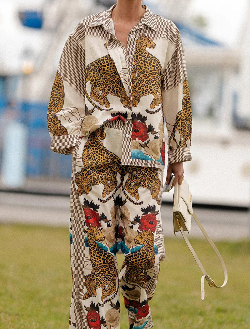 Printed Two-Piece Set