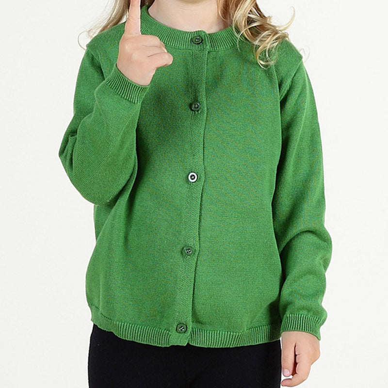 Classic Button-Up Cardigan (Kids)