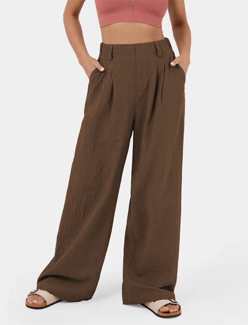 High-Rise Wide-Leg Pants
