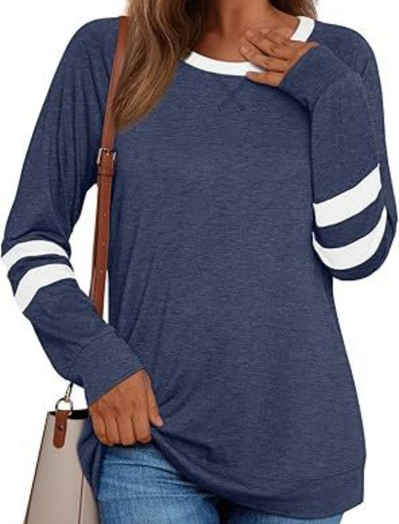Casual Long Sleeve Tunic Top