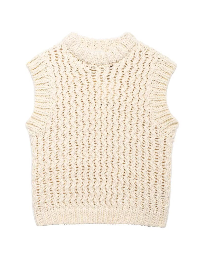 Sleeveless Knit Tank Top