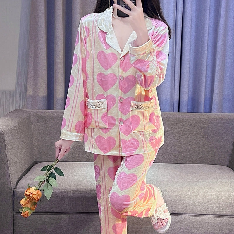 Long-Sleeve Relaxed Loungewear Set