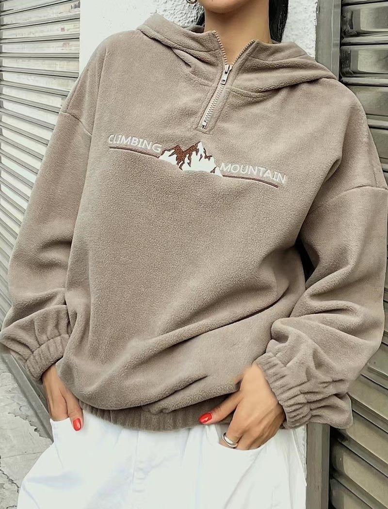Half-Zip Pullover Hoodie