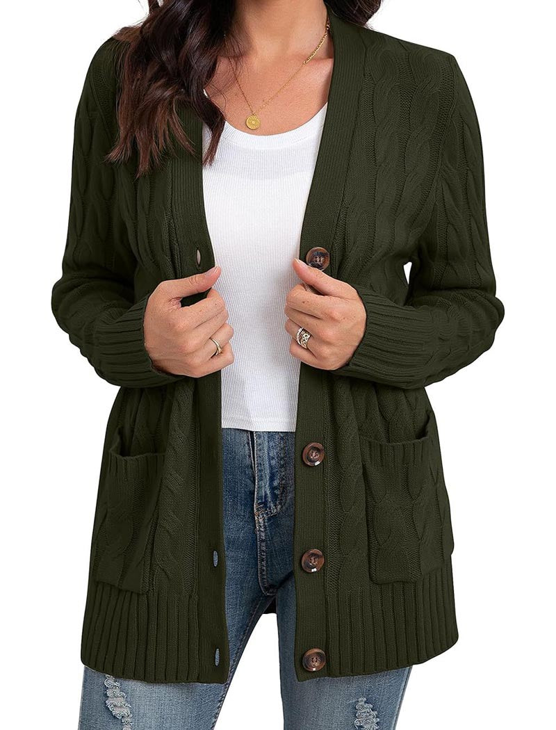 Knit Pockets Cardigan