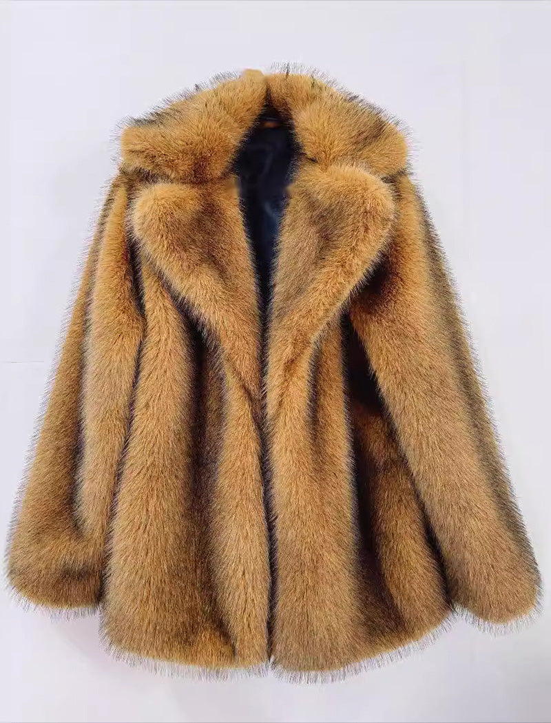 Oversized Faux Fur Coat