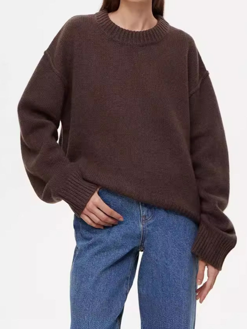 Oversized Drop-Sleeve Sweater