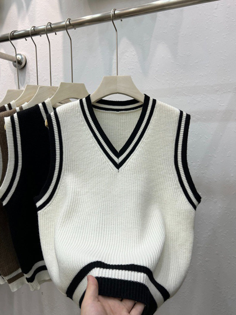 Striped Sweater Vest
