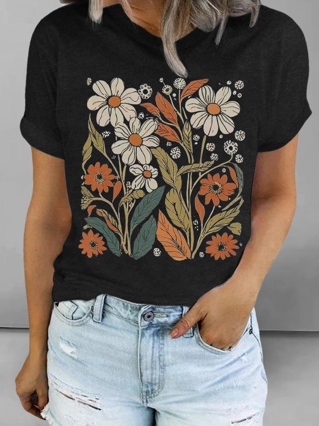 Floral Graphic Tee