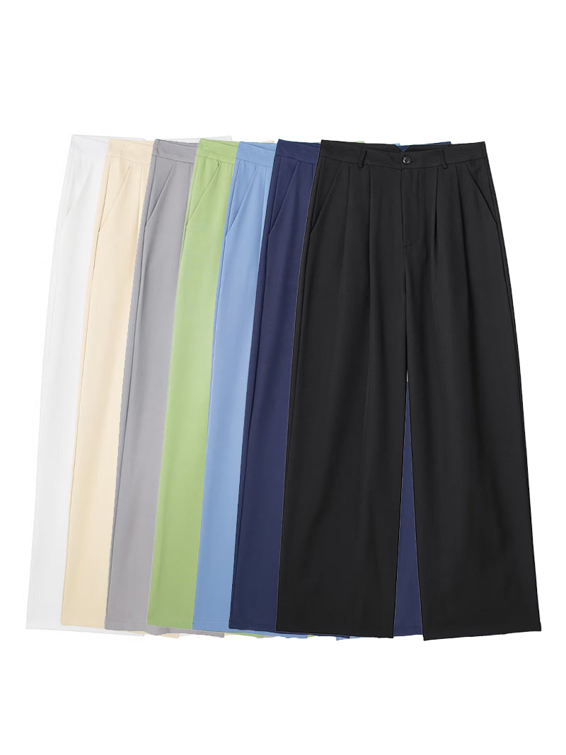 High-Rise Wide-Leg Trousers