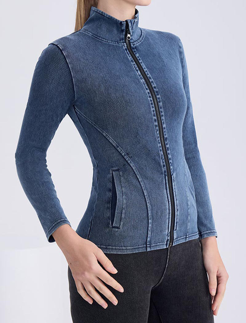 Fitted Zip-Up Jacket