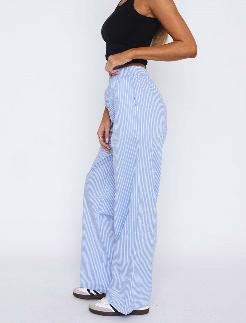Striped Relaxed Fit Pajama Pants
