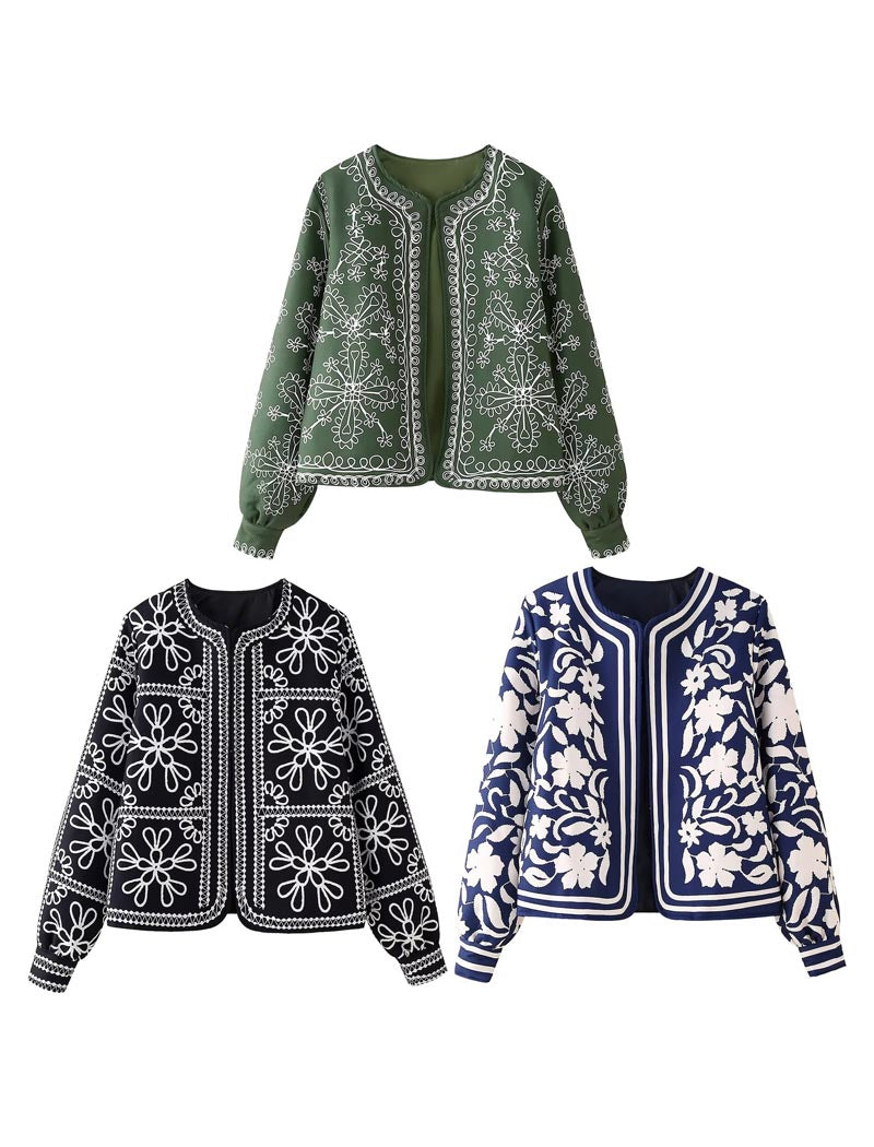 Floral Bomber Jacket