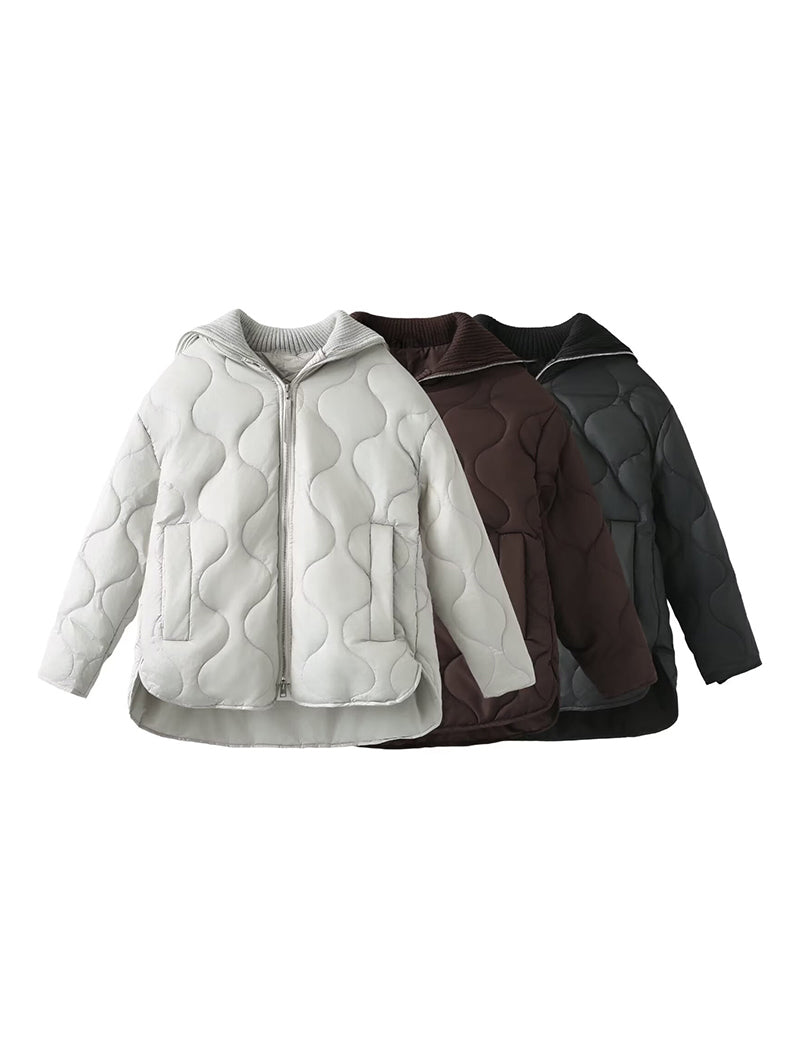 Casual Collared Oversized Jacket