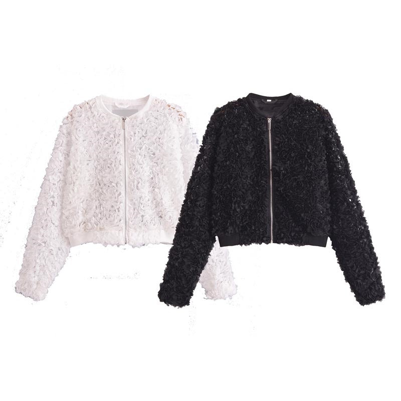 Floral Embellished Cardigan Jacket