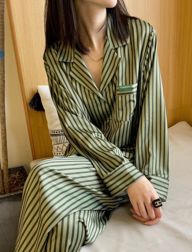 Loose-Fit Striped Set