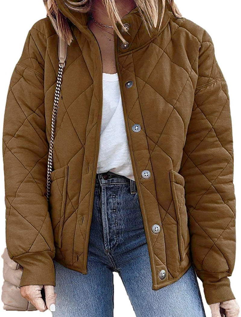 Quilted Buttoned Jacket