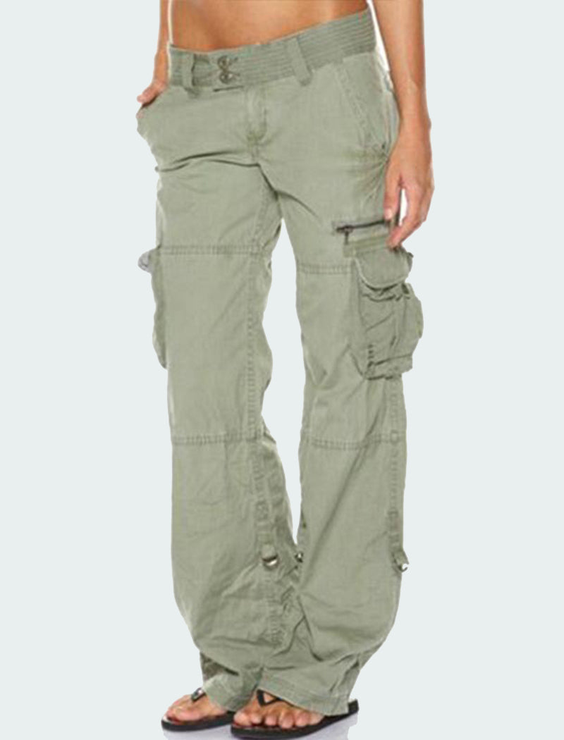Cargo Wide-Leg Pants