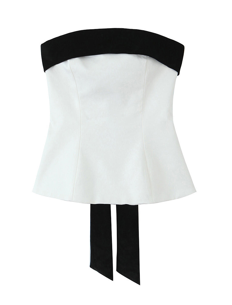 Bow Tie Strapless Top