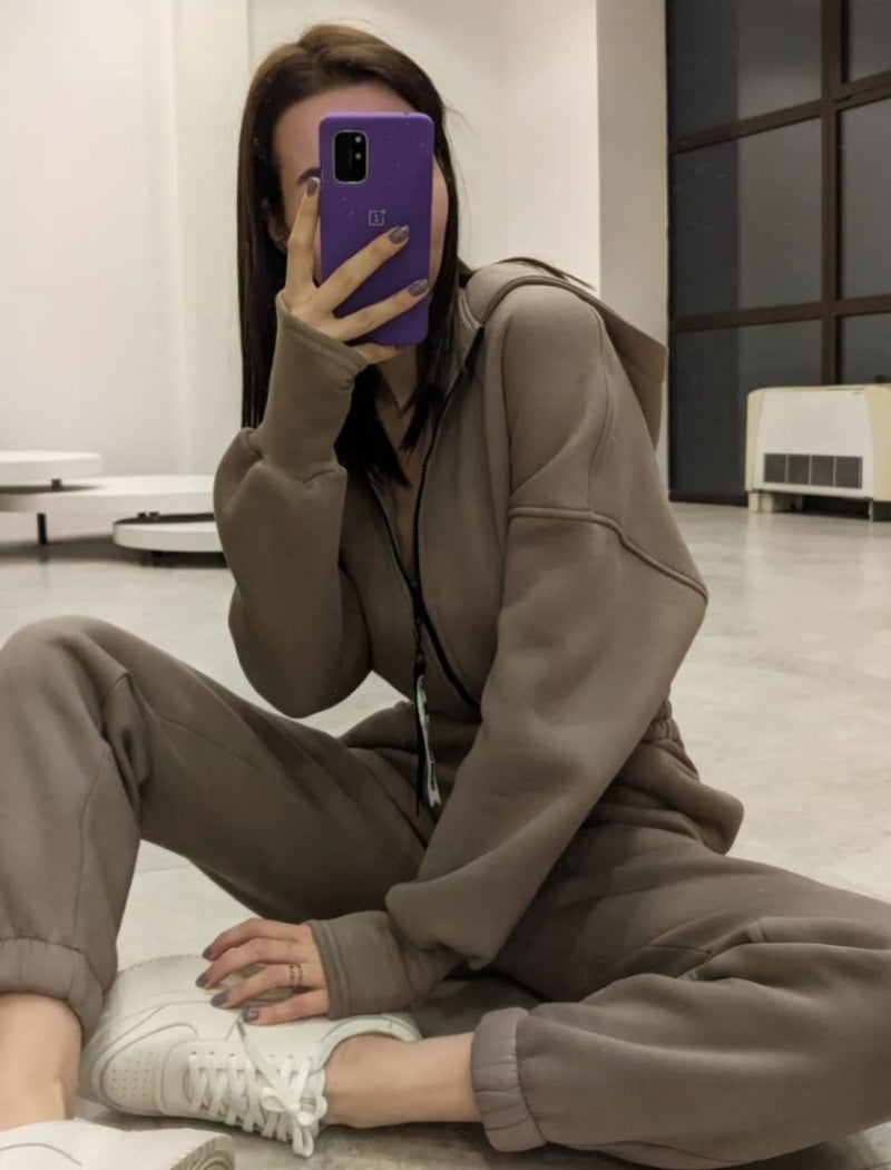 Relaxed Fit Hooded Jumpsuit
