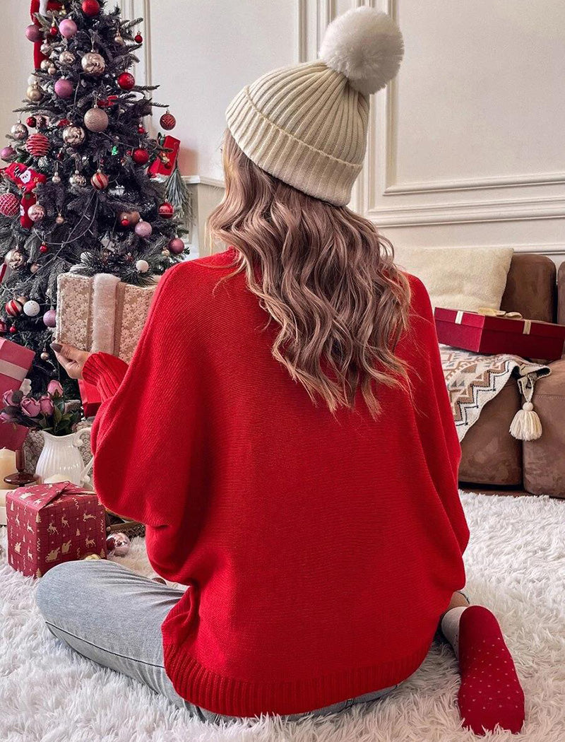 Oversized "Merry" Turtleneck Sweater