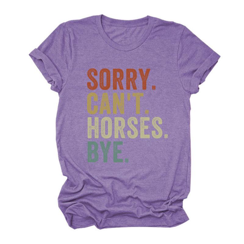 Letter Print Short-Sleeve Tee