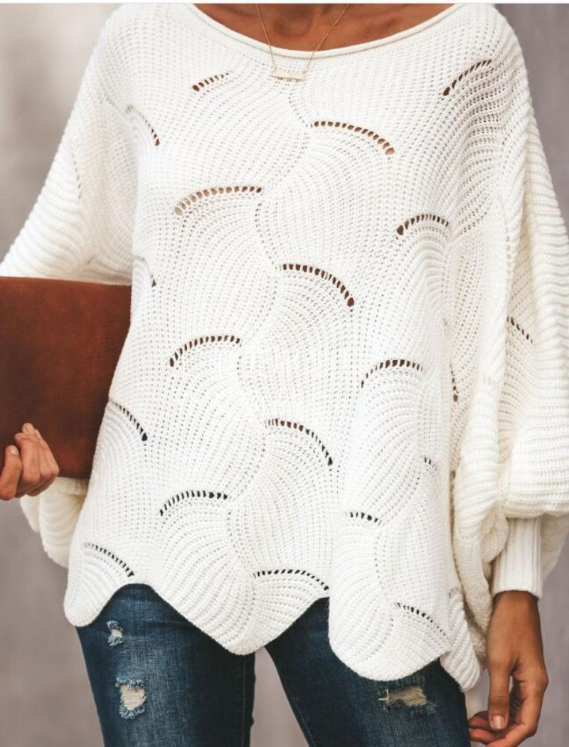 Lightweight Knit Pullover Sweater