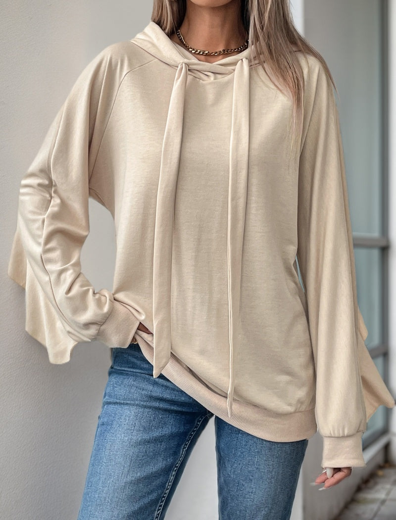 Relaxed Fit Drawstring Hoodie