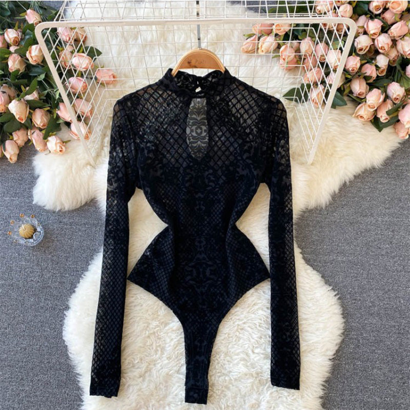 Floral Mesh Bodysuit