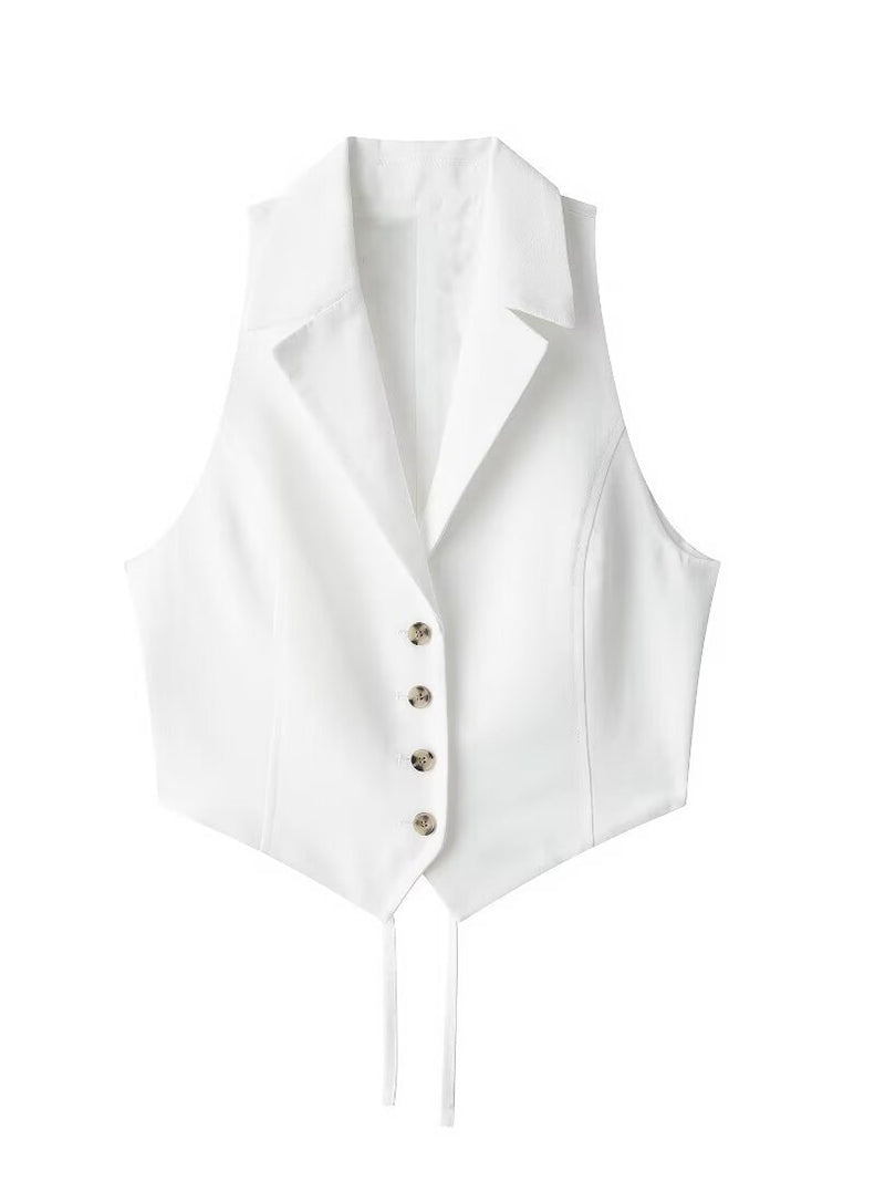 Tailored Buttoned Vest