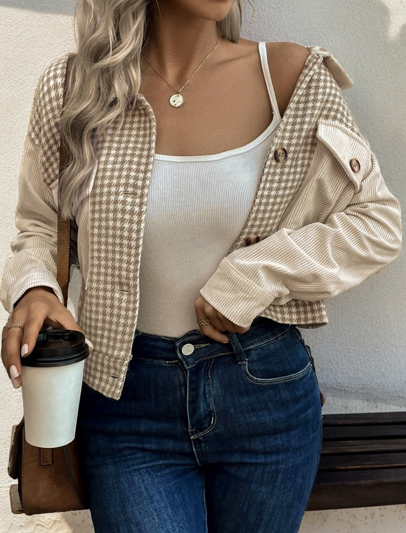 Corduroy Patchwork Jacket