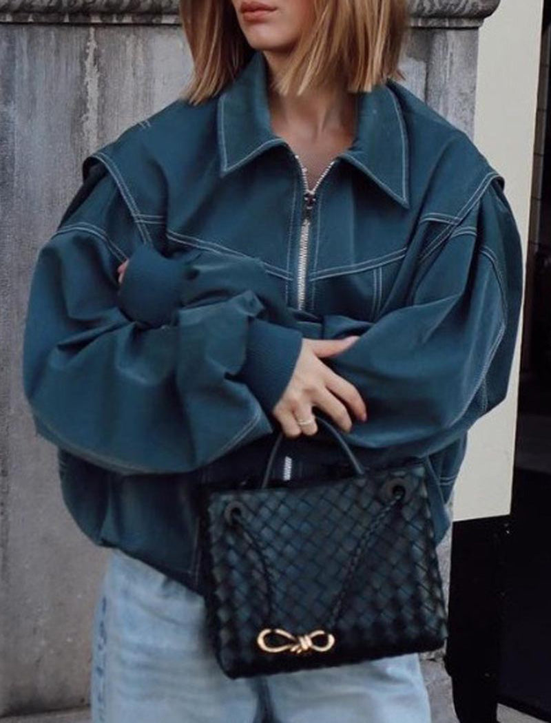 Oversized Zip-Up Jacket