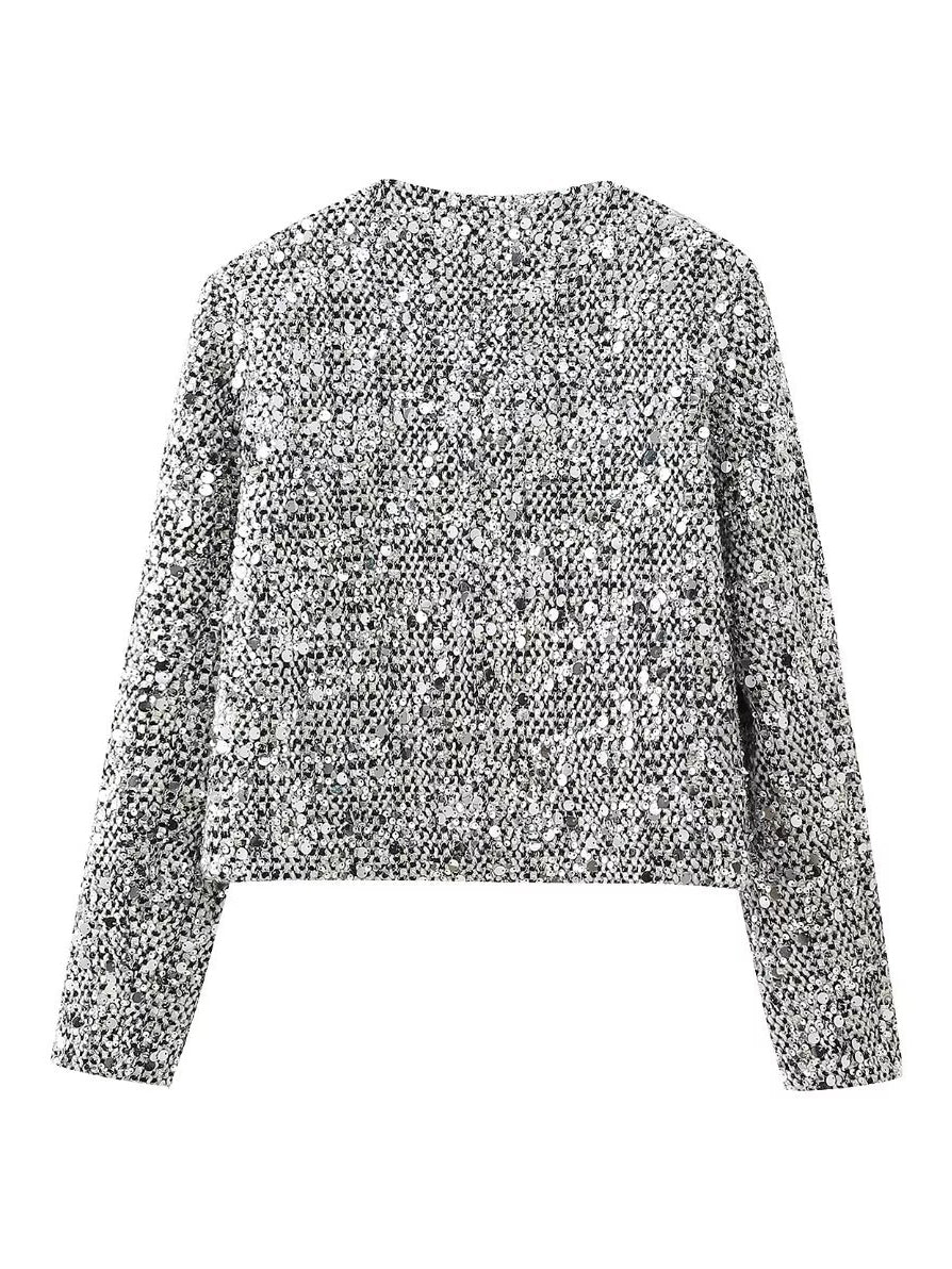 Sequin Embellished Jacket