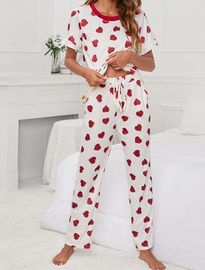 Relaxed Tee and Pants Pajama Set