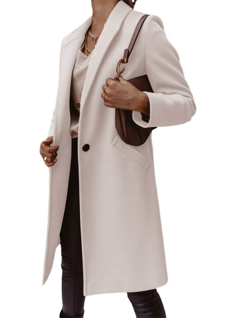 Tailored Longline Button-Up Coat