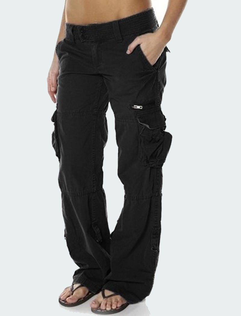 Cargo Wide-Leg Pants