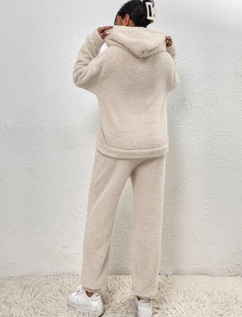 Hooded Long Sleeve Casual Pants Loungewear Set