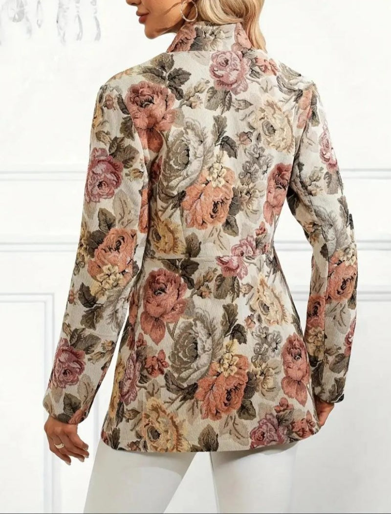 Printed Casual Blazer